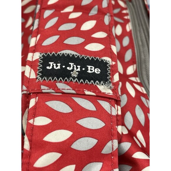 Ju-Ju-Be Diaper Bag in Scarlet Petals Floral Print  Adjustable Strap Unisex EUC - Picture 3 of 16